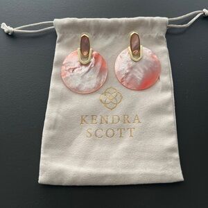 Kendra Scott Albalone Statement Earrings